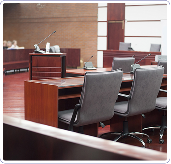 Courtroom in Greensboro, NC